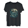Angeln Delfin Angler Fischerfrau T-Shirt