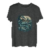 Angeln Delfin Angler Fischerfrau T-Shirt