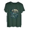 Angeln Delfin Angler Fischerfrau T-Shirt