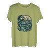 Angeln Delfin Angler Fischerfrau T-Shirt