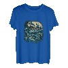 Angeln Delfin Angler Fischerfrau T-Shirt