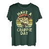 Herren Angelshirt Have Crappie Day Fliegenfischer, lustiger Barschvater T-Shirt