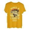 Herren Angelshirt Have Crappie Day Fliegenfischer, lustiger Barschvater T-Shirt