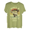 Herren Angelshirt Have Crappie Day Fliegenfischer, lustiger Barschvater T-Shirt