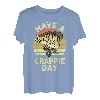 Herren Angelshirt Have Crappie Day Fliegenfischer, lustiger Barschvater T-Shirt