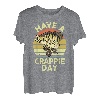 Herren Angelshirt Have Crappie Day Fliegenfischer, lustiger Barschvater T-Shirt