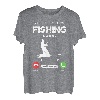 Angeln Is Calling I Must Go Fischen Angelrute Hobby Angeln T-Shirt