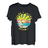 Turks & Caicos Retro Sonnenuntergang & Strandurlaub T-Shirt