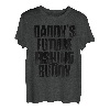 Funny Dad And Baby Matching Vatertag Angeln T-Shirt