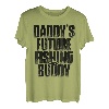 Funny Dad And Baby Matching Vatertag Angeln T-Shirt
