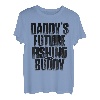 Funny Dad And Baby Matching Vatertag Angeln T-Shirt