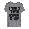 Funny Dad And Baby Matching Vatertag Angeln T-Shirt