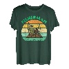 Vater Angler Kinder Vatertag Sohn Töchter Papa Angeln T-Shirt