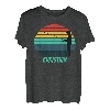 Christian Fishing Vintage Retro Sonnenuntergang Name für Herren T-Shirt