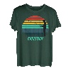 Christian Fishing Vintage Retro Sonnenuntergang Name für Herren T-Shirt