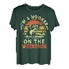 Herren Angelshirt Geschenk I'm Hooker On Weekend Fisch Barsch Lustiger Papa T-Shirt