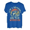 Herren Angelshirt Geschenk I'm Hooker On Weekend Fisch Barsch Lustiger Papa T-Shirt