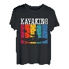 Kajak Kajak Paddel Kajak Retro Vintage T-Shirt