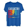 Kajak Kajak Paddel Kajak Retro Vintage T-Shirt