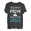 Nicht die ganze Zeit zum Angeln Geschenk Angler Humor T-Shirt