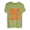 Angeln löst die meisten meiner Probleme Die Jagd löst den Rest T-Shirt