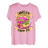 Angler über 50 - lustiges Angel T Shirt mit Fischen