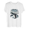 Angel-Fisch-Silhouette, Cooplike Falle zum Fangen von Fischen T-Shirt