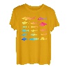 Arten von Süßwasserfischarten, Biologie, Angelthema T-Shirt