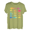 Arten von Süßwasserfischarten, Biologie, Angelthema T-Shirt