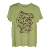 Amerikanisches traditionelles Old School Tattoo Flash Snake Gothic T-Shirt
