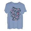 Amerikanisches traditionelles Old School Tattoo Flash Snake Gothic T-Shirt