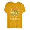 Funny Born To Go Fishing Barsch Forced To Go To School T-Shirt