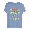 Funny Born To Go Fishing Barsch Forced To Go To School T-Shirt