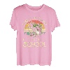 Funny Born To Go Fishing Barsch Forced To Go To School T-Shirt