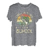 Funny Born To Go Fishing Barsch Forced To Go To School T-Shirt