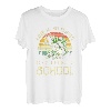 Funny Born To Go Fishing Barsch Forced To Go To School T-Shirt