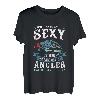 Ich Hasse Es So Sexy Zu Sein Aber Ich Bin Angler Angeln T-Shirt