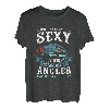 Ich Hasse Es So Sexy Zu Sein Aber Ich Bin Angler Angeln T-Shirt