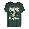 I'm One Bad Bass Peepaw Barsch Angeln Geschenk zum Vatertag T-Shirt