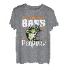 I'm One Bad Bass Peepaw Barsch Angeln Geschenk zum Vatertag T-Shirt