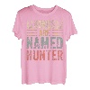Lustiger personalisierter Name Shirt Kings Are Named Hunter T-Shirt