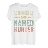 Lustiger personalisierter Name Shirt Kings Are Named Hunter T-Shirt