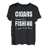 Angler Angeln Zigarre T-Shirt