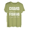 Angler Angeln Zigarre T-Shirt