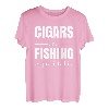 Angler Angeln Zigarre T-Shirt