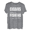 Angler Angeln Zigarre T-Shirt