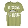 Lustiger Amberjack-Angeln, 40. Geburtstag, 40 Jahre zum Angeln, toll T-Shirt