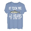 Lustiger Amberjack-Angeln, 40. Geburtstag, 40 Jahre zum Angeln, toll T-Shirt