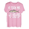 Lustiger Amberjack-Angeln, 40. Geburtstag, 40 Jahre zum Angeln, toll T-Shirt