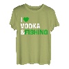 I Love Vodka & Fishing T-Shirt für Angelbegeisterte T-Shirt